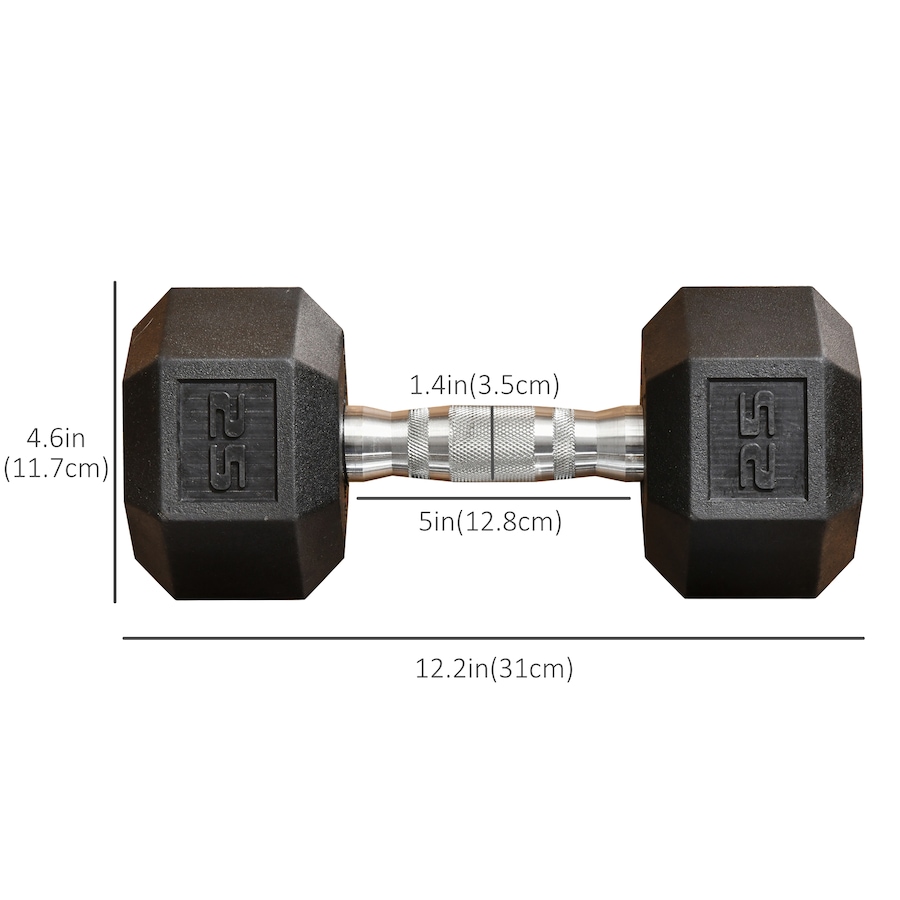Image 997651_ALTMORE2.jpg, Product 997-651 / Price $89.99, Soozier Rubber Dumbbells Weight Set from Soozier on TSC.ca's Health & Fitness department
