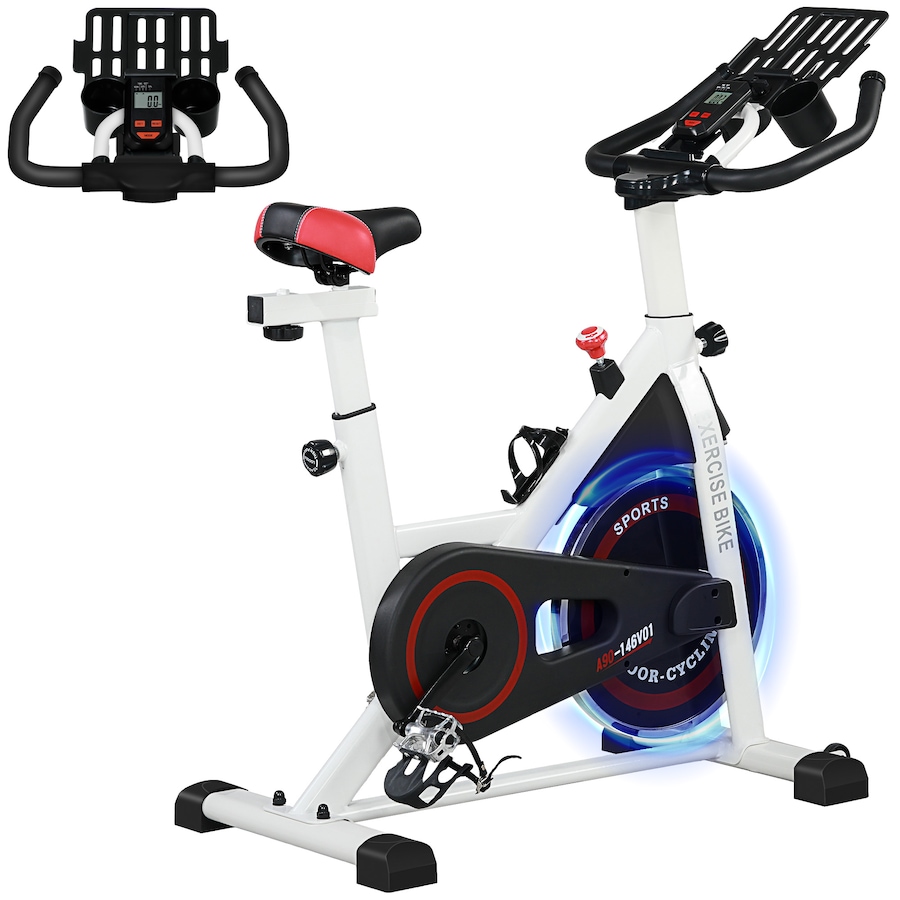 Image 997653.jpg, Product 997-653 / Price $179.99, Soozier Adjustable Upright Stationary Exercise Bike with LCD Display from Soozier on TSC.ca's Health & Fitness department