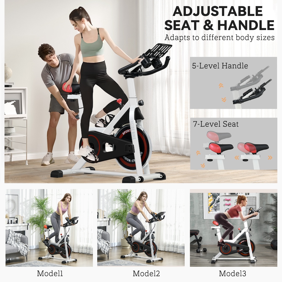 Image 997653_ALTMORE6.jpg, Product 997-653 / Price $179.99, Soozier Adjustable Upright Stationary Exercise Bike with LCD Display from Soozier on TSC.ca's Health & Fitness department