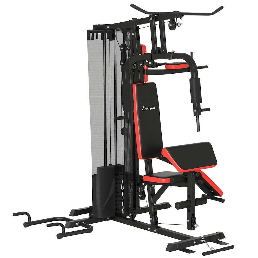Image 997654.jpg, Product 997-654 / Price $779.99, Soozier Multi Home Gym Equipment, Workout Station with 143lbs Weight Stack from Soozier on TSC.ca's Health & Fitness department