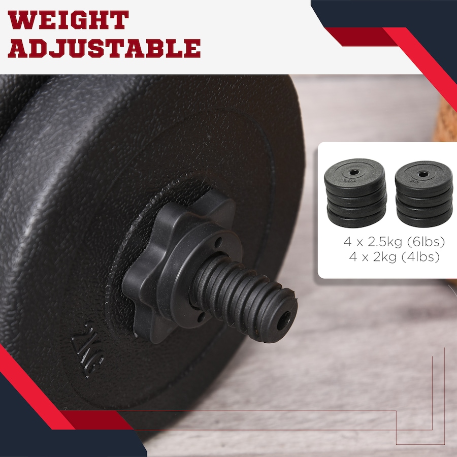 Image 997657_ALTMORE3.jpg, Product 997-657 / Price $49.99, Soozier Adjustable 2 x 22lbs Weight Dumbbell Set for Weight Fitness from Soozier on TSC.ca's Health & Fitness department