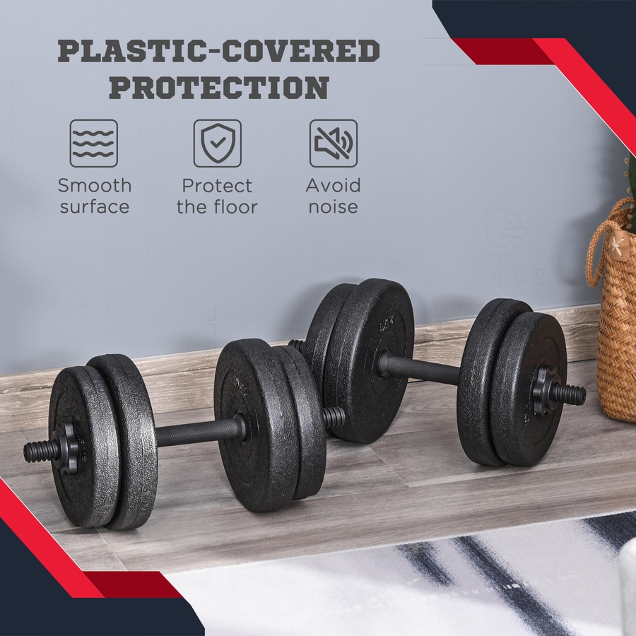 Image 997657_ALTMORE5.jpg, Product 997-657 / Price $49.99, Soozier Adjustable 2 x 22lbs Weight Dumbbell Set for Weight Fitness from Soozier on TSC.ca's Health & Fitness department