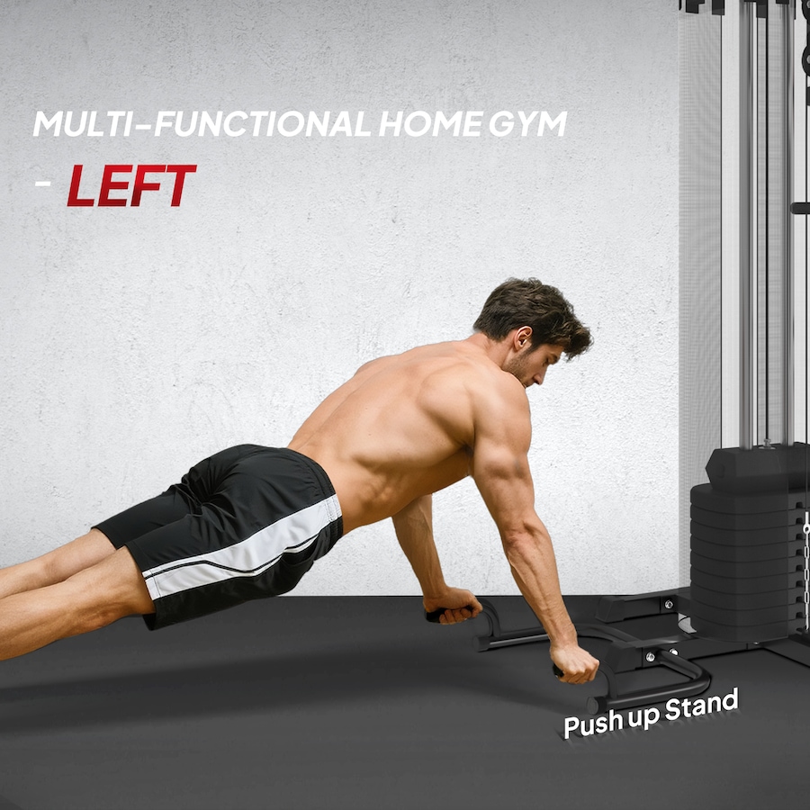 Image 997659_ALTMORE13.jpg, Product 997-659 / Price $646.99, Soozier Multi Home Gym Equipment, Workout Station with 99lbs Weight Stack from Soozier on TSC.ca's Health & Fitness department