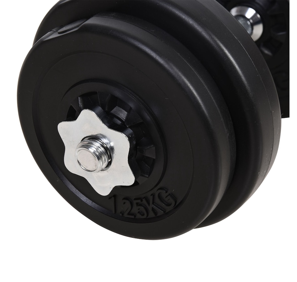 Image 997661_ALTMORE8.jpg, Product 997-661 / Price $259.99, Soozier 145lbs Dumbbell & Barbell Adjustable Set Plate Bar Clamp Rod Home Gym Sports Area Exercise from Soozier on TSC.ca's Health & Fitness department