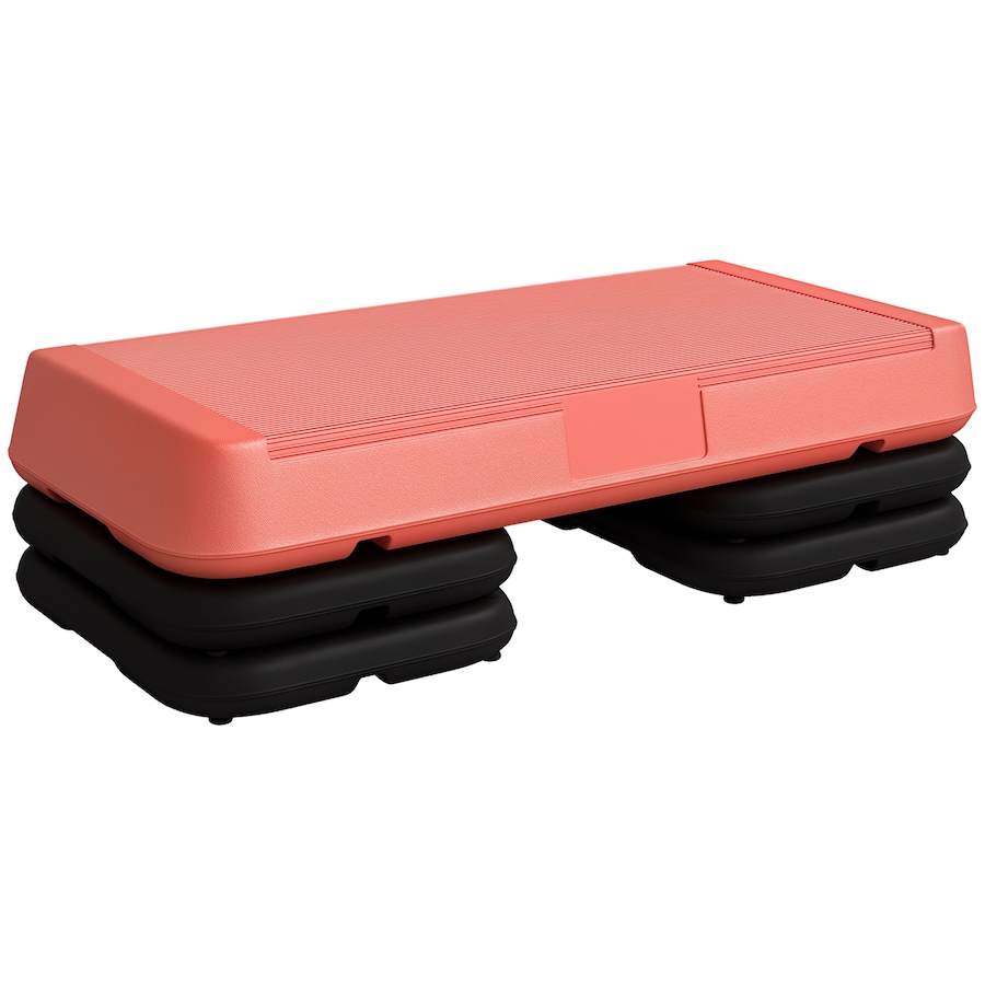Image 997665.jpg, Product 997-665 / Price $59.99, Soozier Aerobic Exercise Step, 3-Level Height Adjustable Stepper, Red from Soozier on TSC.ca's Health & Fitness department