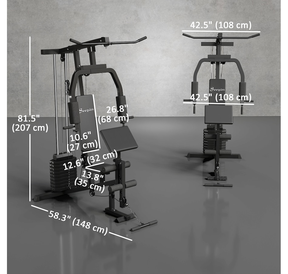 Image 997666_ALTMORE10.jpg, Product 997-666 / Price $429.99, Soozier Multifunction Home Gym Equipment from Soozier on TSC.ca's Health & Fitness department
