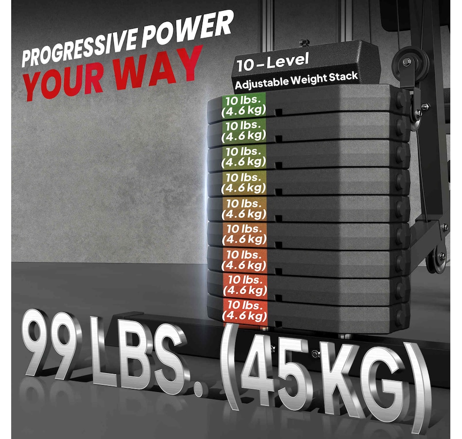 Image 997666_ALTMORE12.jpg, Product 997-666 / Price $429.99, Soozier Multifunction Home Gym Equipment from Soozier on TSC.ca's Health & Fitness department