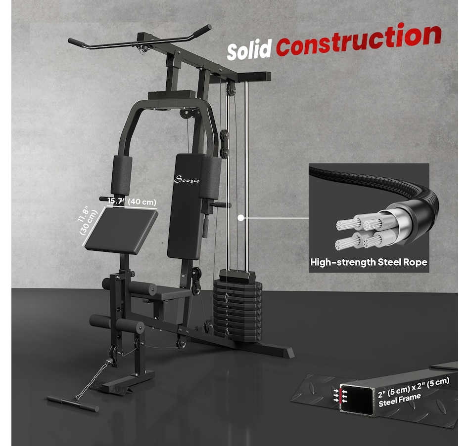 Image 997666_ALTMORE13.jpg, Product 997-666 / Price $429.99, Soozier Multifunction Home Gym Equipment from Soozier on TSC.ca's Health & Fitness department
