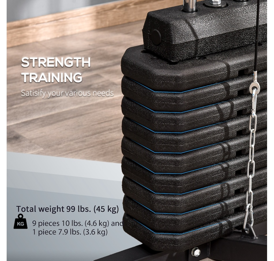 Image 997666_ALTMORE5.jpg, Product 997-666 / Price $459.99, Soozier Multifunction Home Gym Equipment from Soozier on TSC.ca's Health & Fitness department