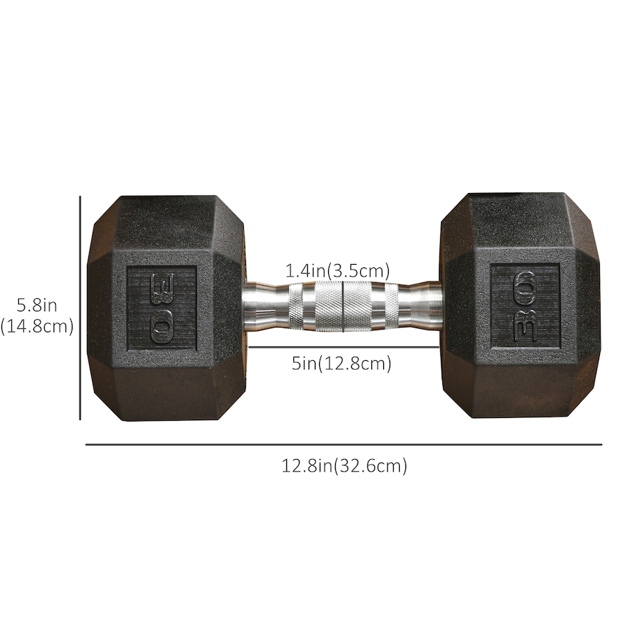 Image 997667_ALTMORE2.jpg, Product 997-667 / Price $99.99, Soozier Rubber Dumbbells Weight Set from Soozier on TSC.ca's Health & Fitness department