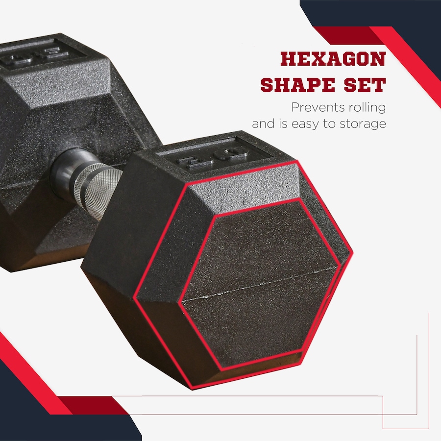 Image 997667_ALTMORE4.jpg, Product 997-667 / Price $99.99, Soozier Rubber Dumbbells Weight Set from Soozier on TSC.ca's Health & Fitness department