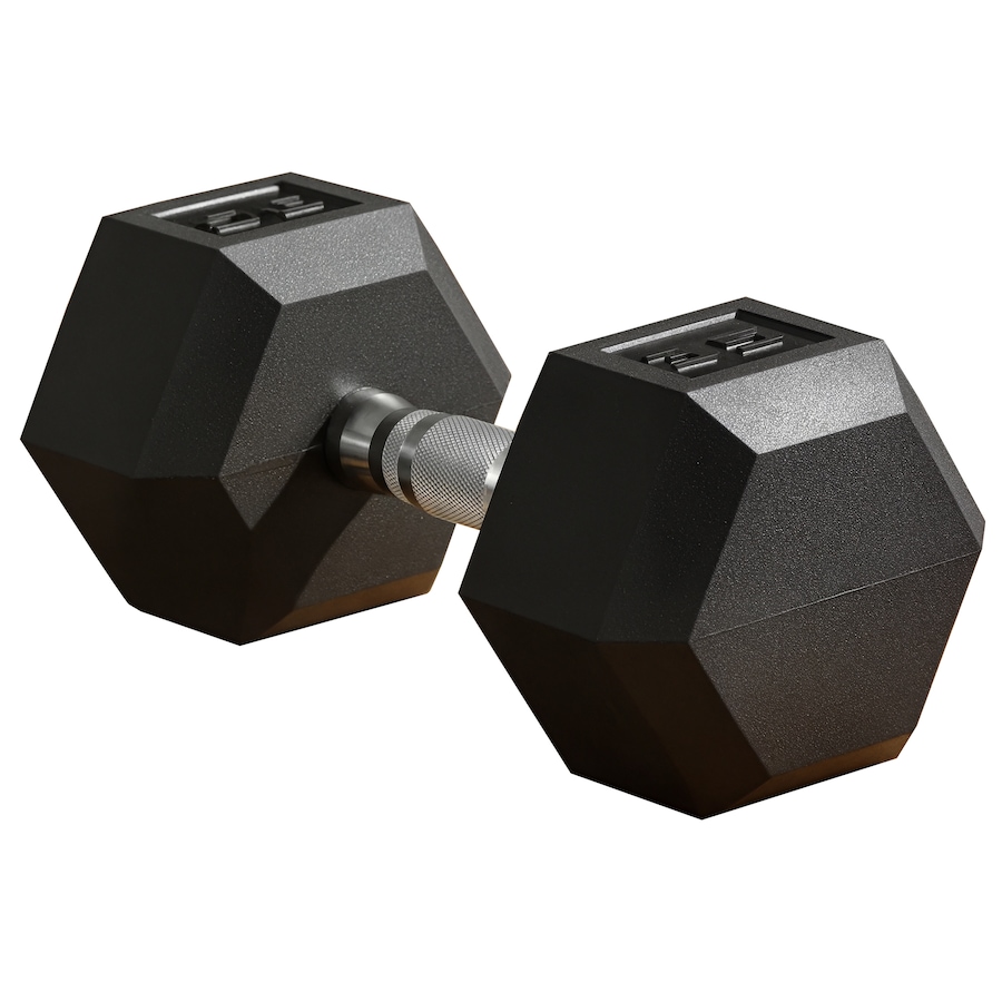 Image 997676.jpg, Product 997-676 / Price $59.99, Soozier 35lbs Rubber Hex Dumbbells Weight Dumbbell Hand Weight Barbell for Body Fitness Training for Home Office Gym from Soozier on TSC.ca's Health & Fitness department