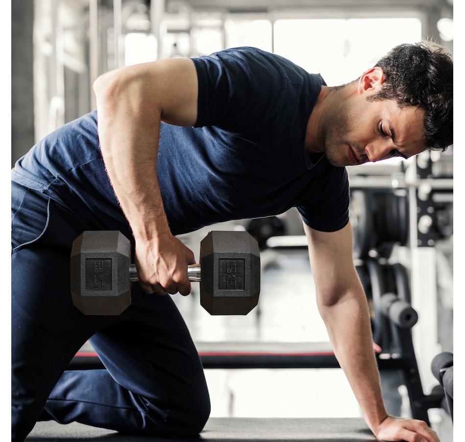 Image 997676_ALTMORE1.jpg, Product 997-676 / Price $60.99, Soozier 35lbs Rubber Hex Dumbbells Weight Dumbbell Hand Weight Barbell for Body Fitness Training for Home Office Gym from Soozier on TSC.ca's Health & Fitness department