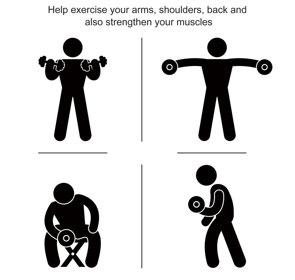 Image 997676_ALTMORE3.jpg, Product 997-676 / Price $60.99, Soozier 35lbs Rubber Hex Dumbbells Weight Dumbbell Hand Weight Barbell for Body Fitness Training for Home Office Gym from Soozier on TSC.ca's Health & Fitness department