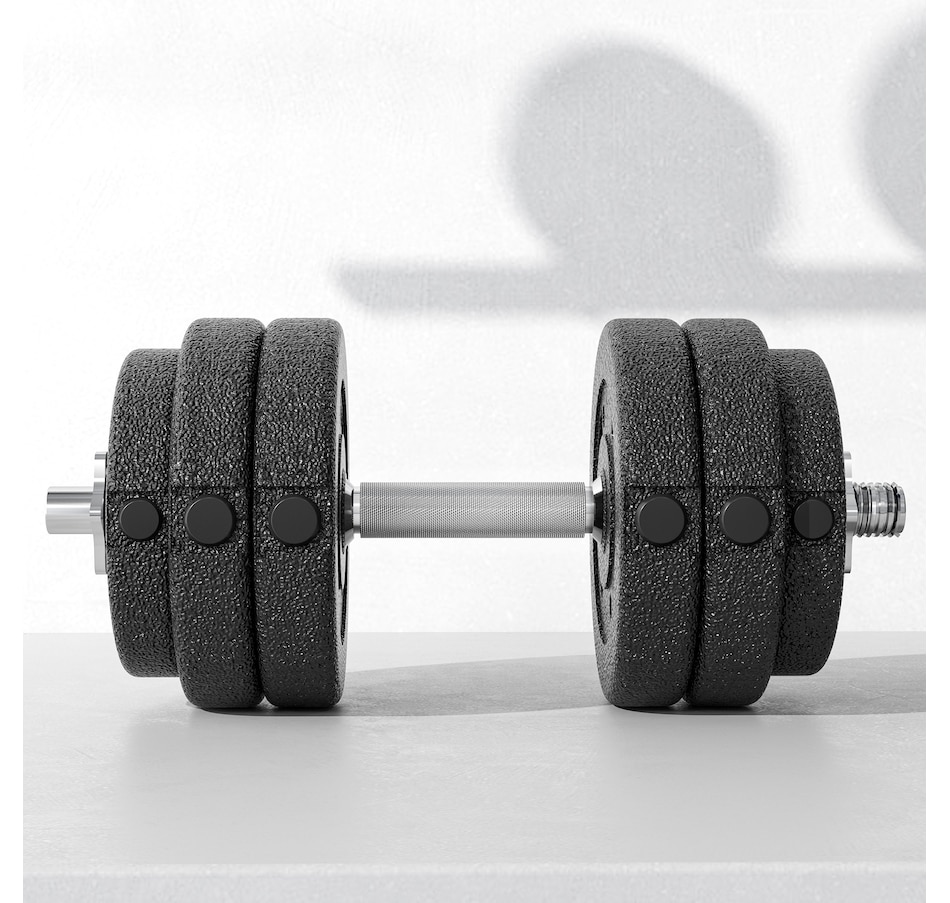 Image 997677_ALTMORE8.jpg, Product 997-677 / Price $94.99, Soozier 66 lbs Adjustable Dumbbells Weight Set for Body Fitness, Black from Soozier on TSC.ca's Health & Fitness department