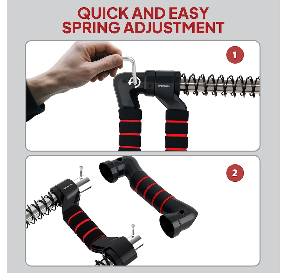 Image 997681_ALTMORE10.jpg, Product 997-681 / Price $17.99, Soozier Chest Expander with 22-110 lbs Adjustable Resistance for Men Women from Soozier on TSC.ca's Health & Fitness department