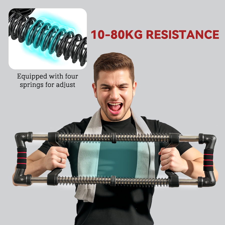 Image 997681_ALTMORE3.jpg, Product 997-681 / Price $17.99, Soozier Chest Expander with 22-110 lbs Adjustable Resistance for Men Women from Soozier on TSC.ca's Health & Fitness department
