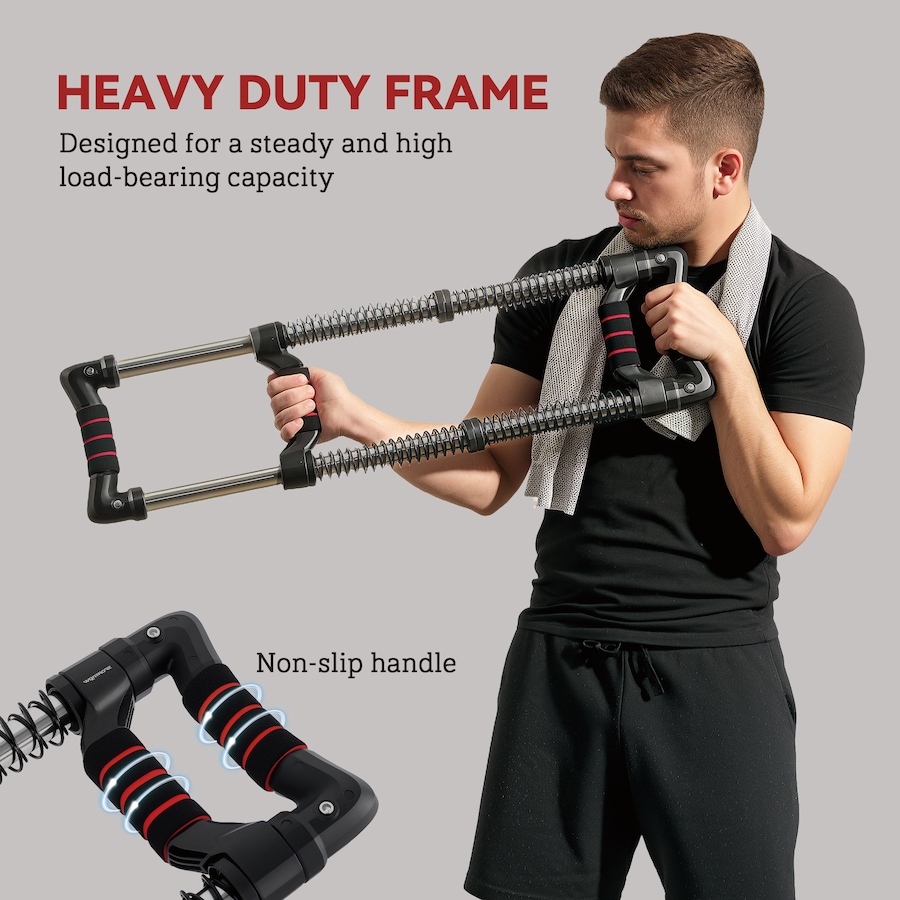 Image 997681_ALTMORE5.jpg, Product 997-681 / Price $17.99, Soozier Chest Expander with 22-110 lbs Adjustable Resistance for Men Women from Soozier on TSC.ca's Health & Fitness department