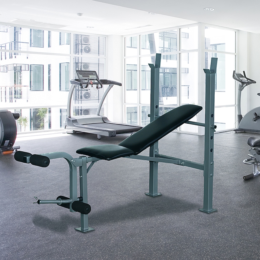 Image 997684_ALTMORE1.jpg, Product 997-684 / Price $109.99, Soozier Incline Decline Weight Bench with Leg Extension and Barbell Rack from Soozier on TSC.ca's Health & Fitness department