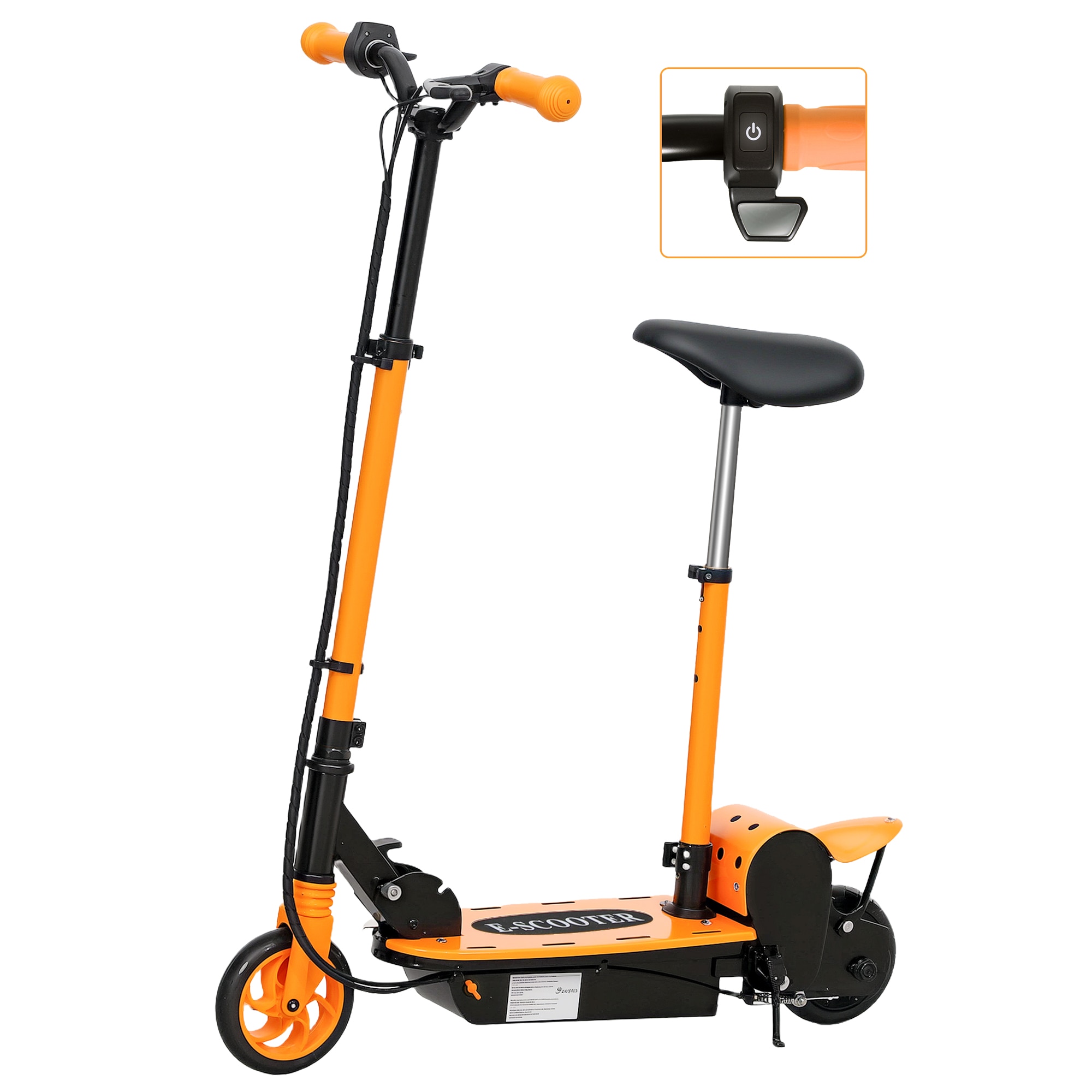 Soozier Foldable Electric Scooter with Seat - TSC.ca