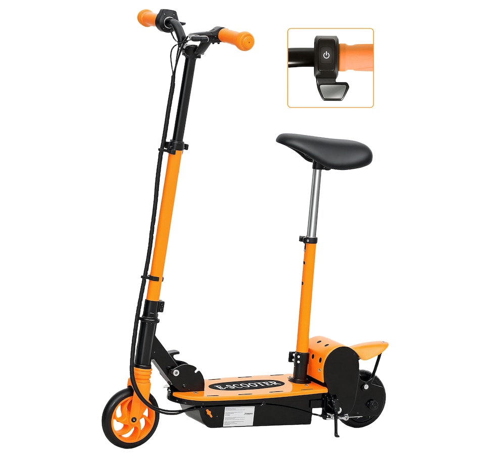 Soozier Foldable Electric Scooter with Seat