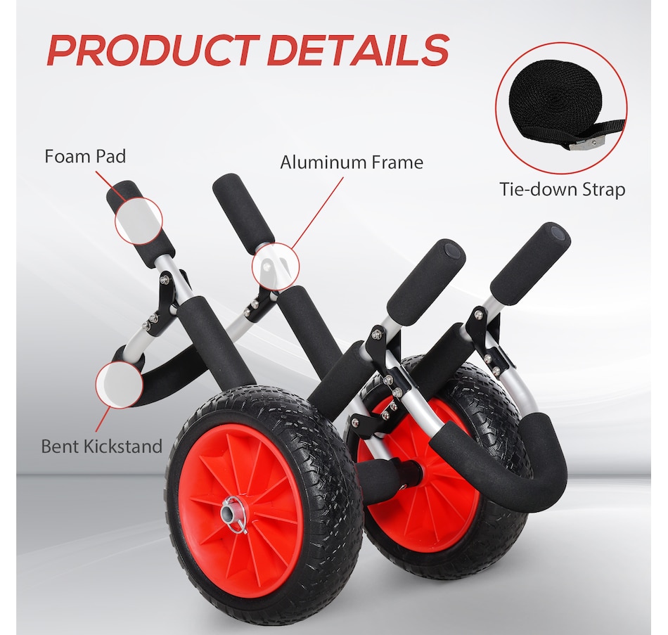 Image 997688_ALTMORE5.jpg, Product 997-688 / Price $74.99, Outsunny Stand-Up Paddleboard Dolly from Outsunny on TSC.ca's Health & Fitness department