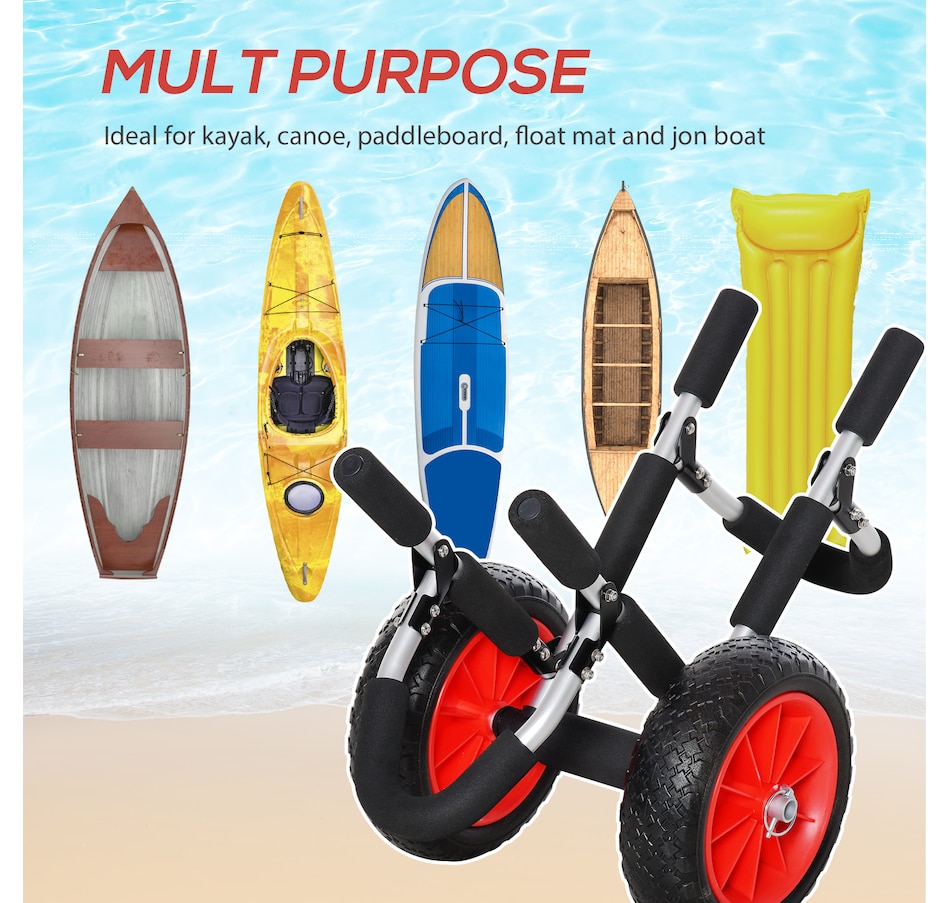Image 997688_ALTMORE6.jpg, Product 997-688 / Price $74.99, Outsunny Stand-Up Paddleboard Dolly from Outsunny on TSC.ca's Health & Fitness department