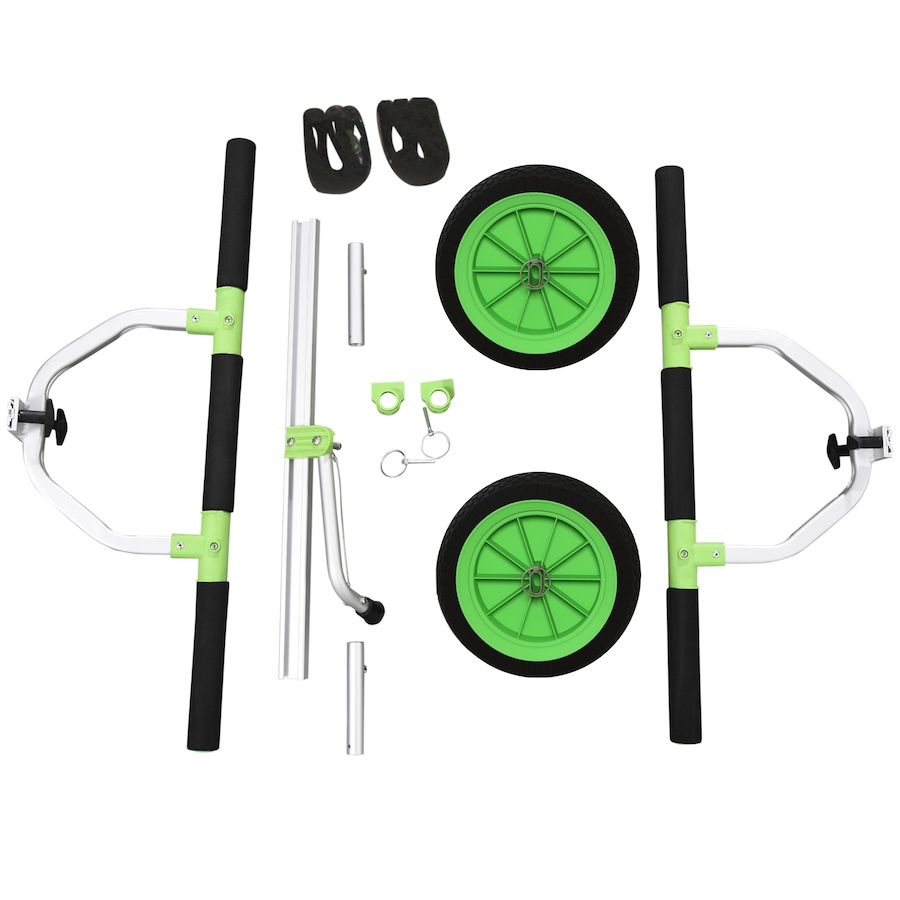 Image 997689_ALTMORE7.jpg, Product 997-689 / Price $94.99, Soozier Kayak Cart with Adjustable Width and Large Wheels, Green from Soozier on TSC.ca's Health & Fitness department