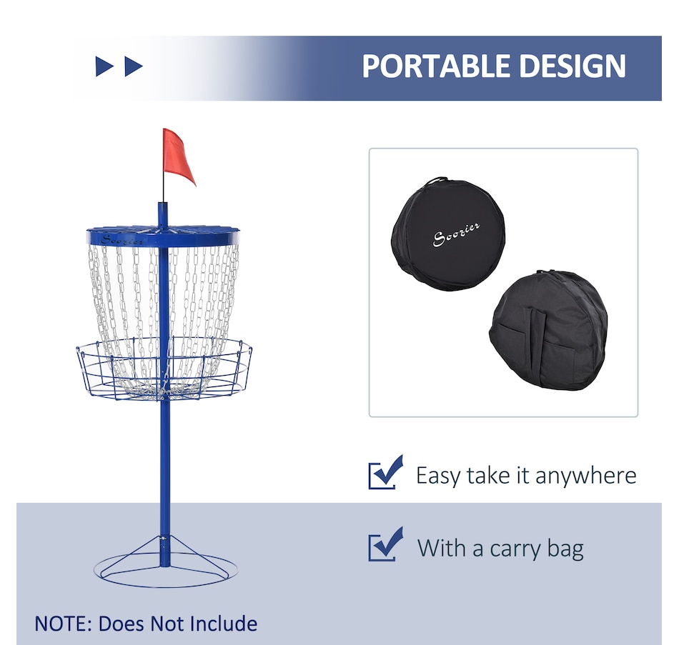Image 997694_ALTMORE4.jpg, Product 997-694 / Price $103.99, Soozier 24-Chain Portable Practice Basket for Disc Golf Target from Soozier on TSC.ca's Health & Fitness department