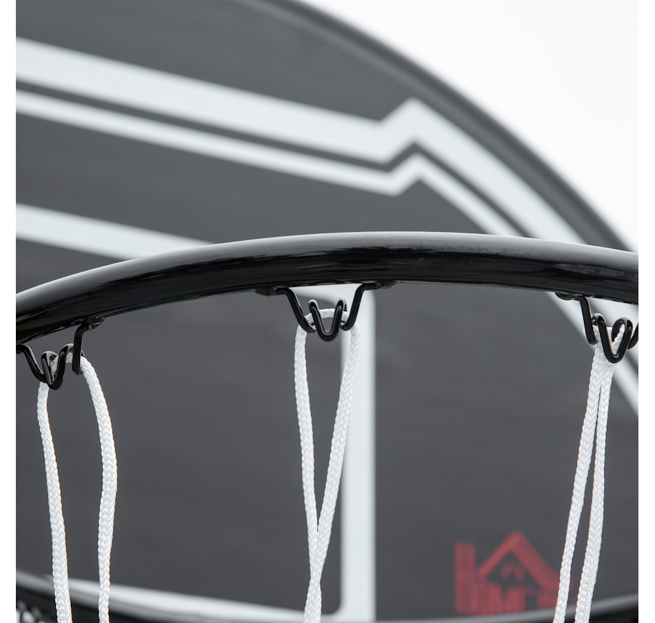 Image 997697_ALTMORE8.jpg, Product 997-697 / Price $84.99, HOMCOM 5.2-6.9ft Basketball Hoop and Stand w/ Weight Base, Wheels, Black from HOMCOM on TSC.ca's Health & Fitness department