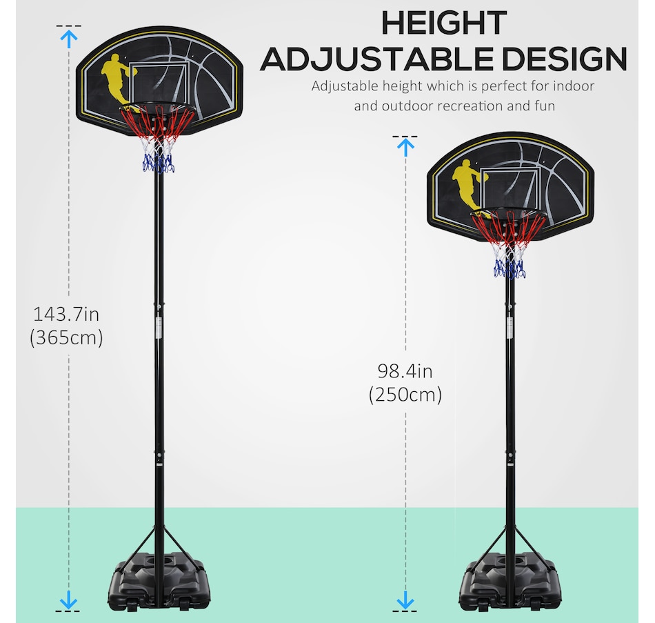 Image 997704_ALTMORE3.jpg, Product 997-704 / Price $159.99, Soozier 6.5'-10' Adjustable Portable Basketball Hoop System Stand Outdoor from Soozier on TSC.ca's Health & Fitness department