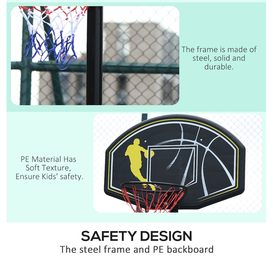 Image 997704_ALTMORE4.jpg, Product 997-704 / Price $159.99, Soozier 6.5'-10' Adjustable Portable Basketball Hoop System Stand Outdoor from Soozier on TSC.ca's Health & Fitness department