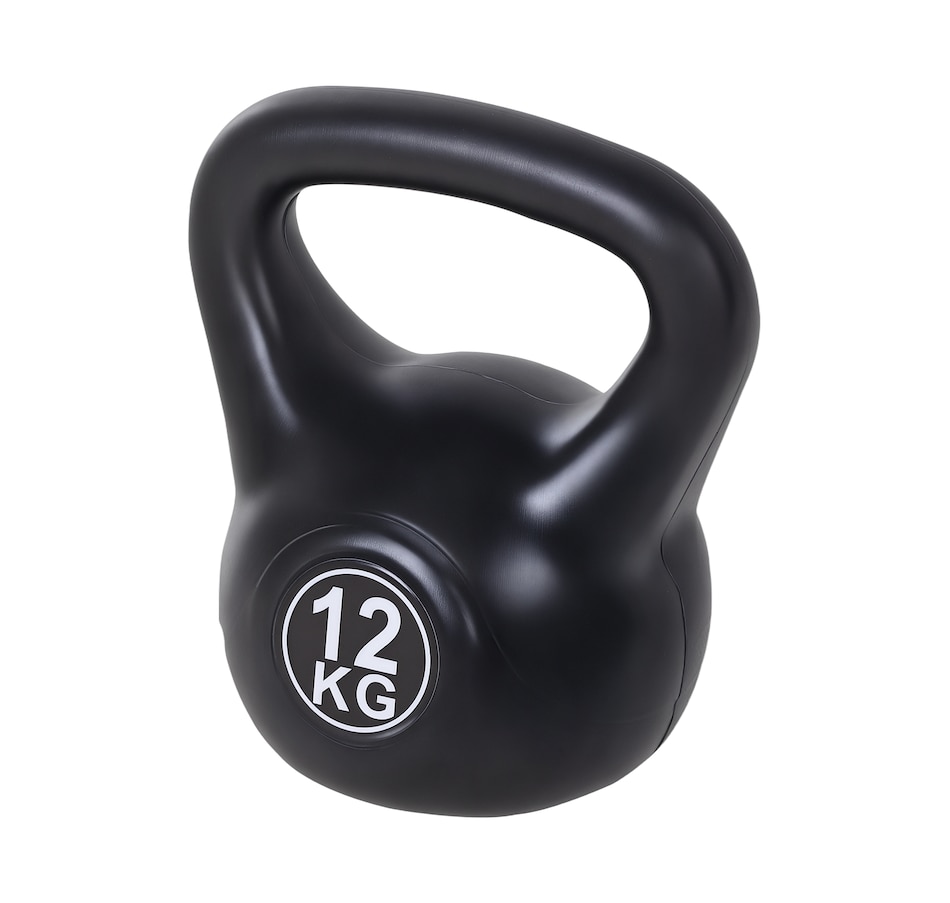 Image 997709.png, Product 997-709 / Price $42.99, Soozier 26lb Fitness Kettlebell, Plastic Exercise Weight with Sand from Soozier on TSC.ca's Health & Fitness department