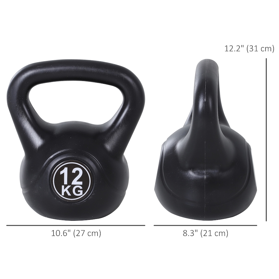Image 997709_ALTMORE2.jpg, Product 997-709 / Price $39.99, Soozier 26lb Fitness Kettlebell, Plastic Exercise Weight with Sand from Soozier on TSC.ca's Health & Fitness department