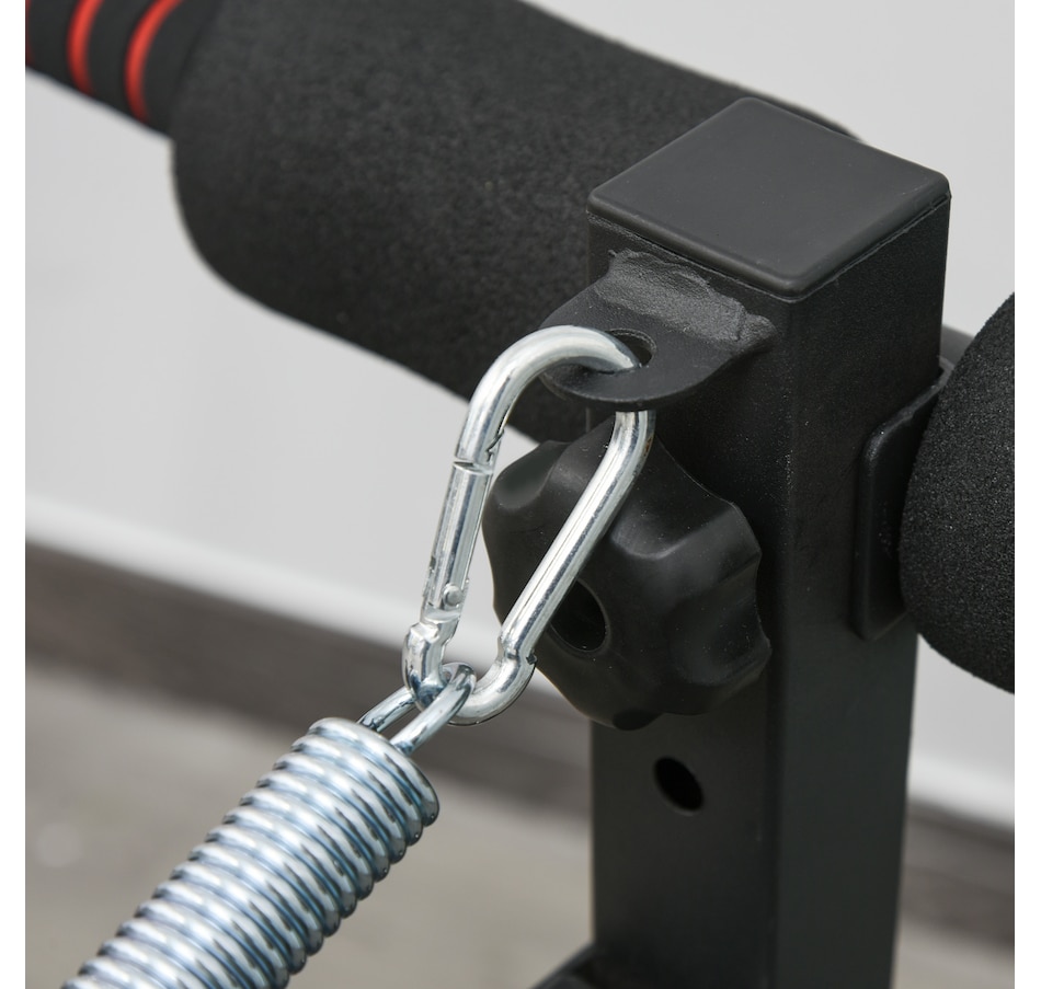 Image 997713_ALTMORE7.jpg, Product 997-713 / Price $99.99, Soozier Sit Up Bench Core Workout Adjustable Thigh Support Foldable for Home Gym Black from Soozier on TSC.ca's Health & Fitness department