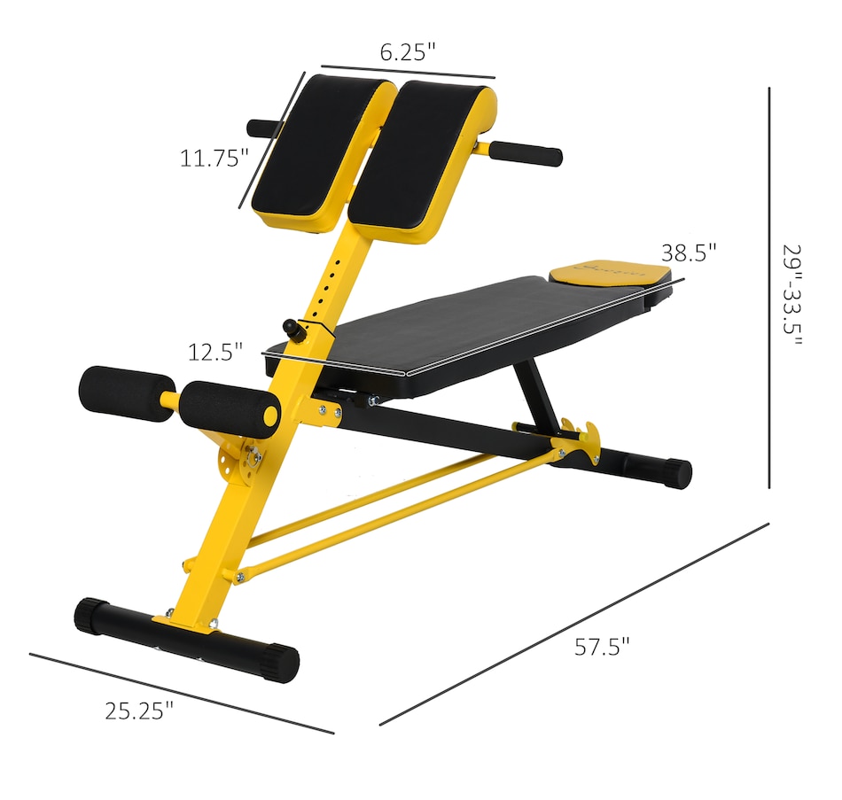 Image 997714_ALTMORE2.jpg, Product 997-714 / Price $109.99, Soozier Adjustable Weight Bench Roman Chair Exercise from Soozier on TSC.ca's Health & Fitness department