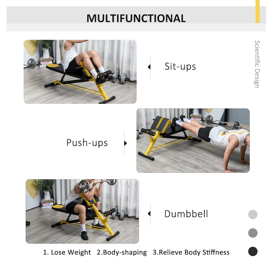 Image 997714_ALTMORE5.jpg, Product 997-714 / Price $109.99, Soozier Adjustable Weight Bench Roman Chair Exercise from Soozier on TSC.ca's Health & Fitness department