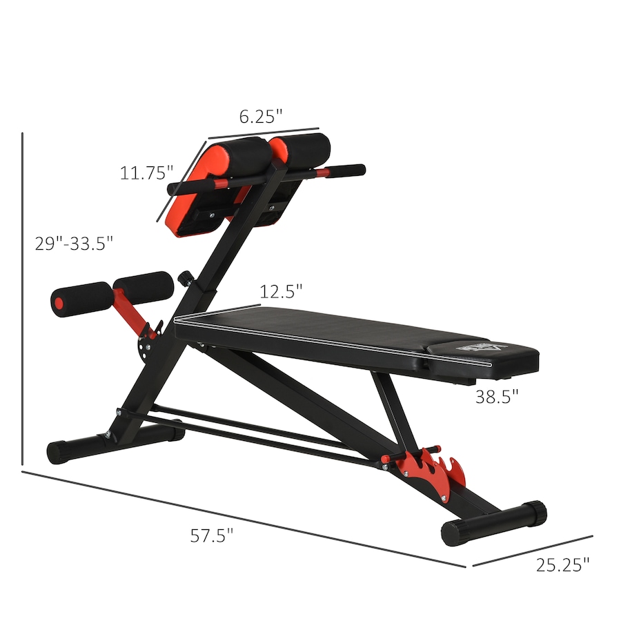 Image 997716_ALTMORE2.jpg, Product 997-716 / Price $119.99, Soozier Adjustable Weight Bench Roman Chair Exercise from Soozier on TSC.ca's Health & Fitness department