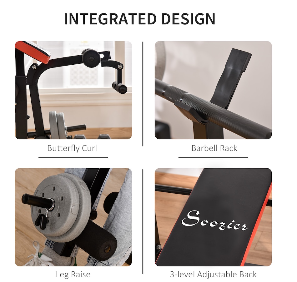 Image 997719_ALTMORE5.jpg, Product 997-719 / Price $249.99, Soozier Adjustable Weight Bench with Leg Extension from Soozier on TSC.ca's Health & Fitness department