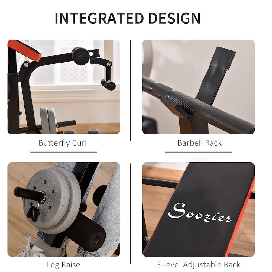 Image 997719_ALTMORE5.jpg, Product 997-719 / Price $159.99, Soozier Adjustable Weight Bench with Leg Extension from Soozier on TSC.ca's Health & Fitness department