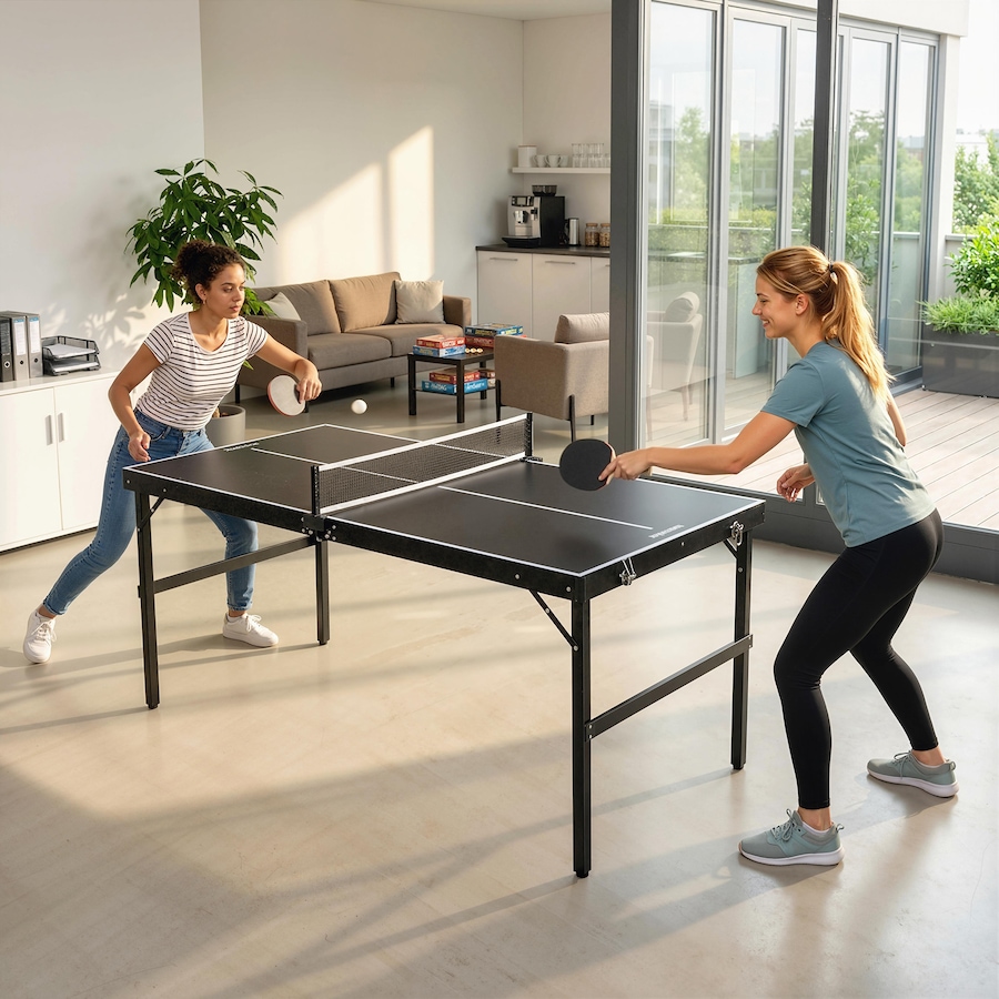 Image 997724_ALTMORE12.jpg, Product 997-724 / Price $159.13, Soozier Mini Table Tennis Table, Aluminium Folding Ping Pong Table from Soozier on TSC.ca's Health & Fitness department