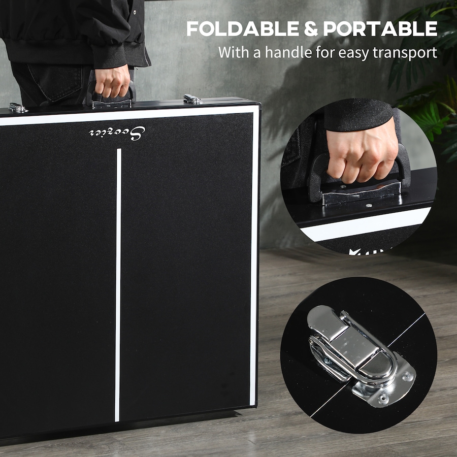 Image 997724_ALTMORE3.jpg, Product 997-724 / Price $159.13, Soozier Mini Table Tennis Table, Aluminium Folding Ping Pong Table from Soozier on TSC.ca's Health & Fitness department