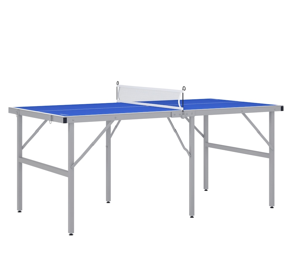 Image 997726.jpg, Product 997-726 / Price $159.99, Soozier Ping Pong Table Set with Net Paddles Balls for Outdoor Indoor Blue from Soozier on TSC.ca's Health & Fitness department