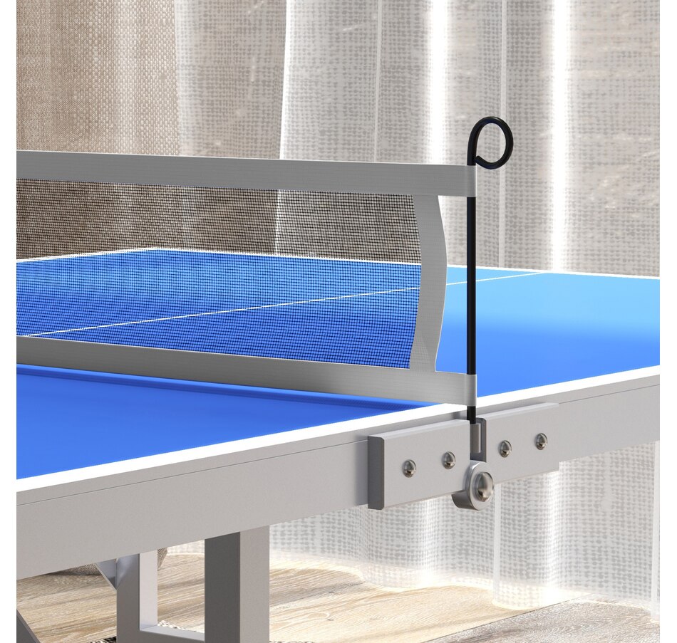 Image 997726_ALTMORE6.jpg, Product 997-726 / Price $159.99, Soozier Ping Pong Table Set with Net Paddles Balls for Outdoor Indoor Blue from Soozier on TSC.ca's Health & Fitness department