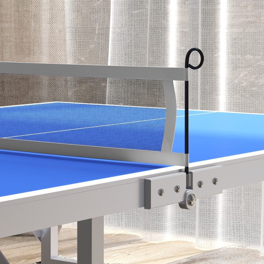 Image 997726_ALTMORE6.jpg, Product 997-726 / Price $139.99, Soozier Ping Pong Table Set with Net Paddles Balls for Outdoor Indoor Blue from Soozier on TSC.ca's Health & Fitness department