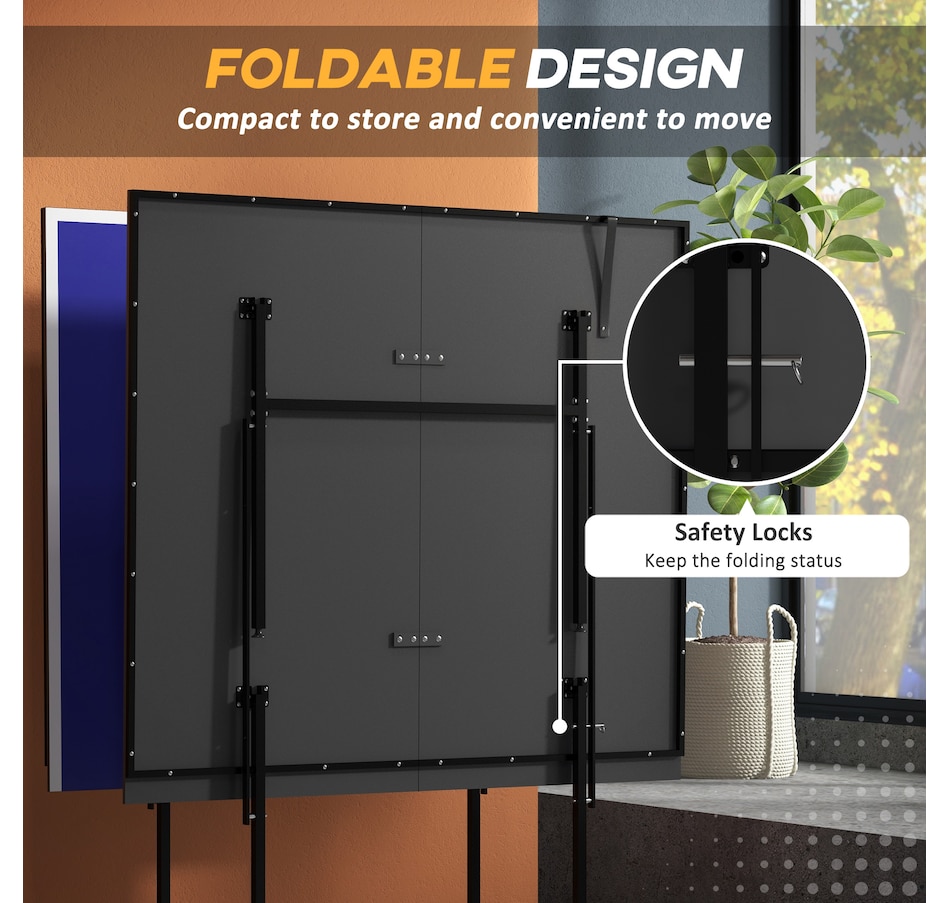 Image 997727_ALTMORE12.jpg, Product 997-727 / Price $349.99, Soozier Full Size Ping Pong Table, Folding Table Tennis Table Set, Blue from Soozier on TSC.ca's Health & Fitness department