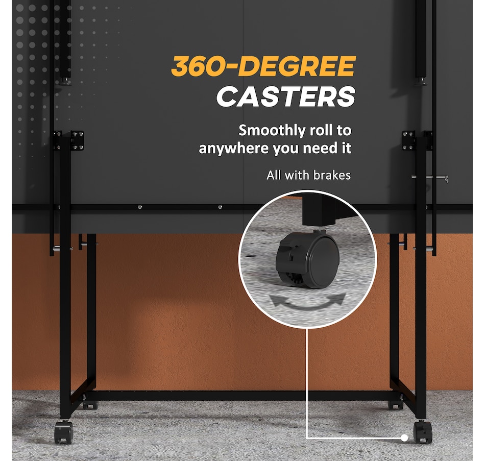 Image 997727_ALTMORE13.jpg, Product 997-727 / Price $349.99, Soozier Full Size Ping Pong Table, Folding Table Tennis Table Set, Blue from Soozier on TSC.ca's Health & Fitness department