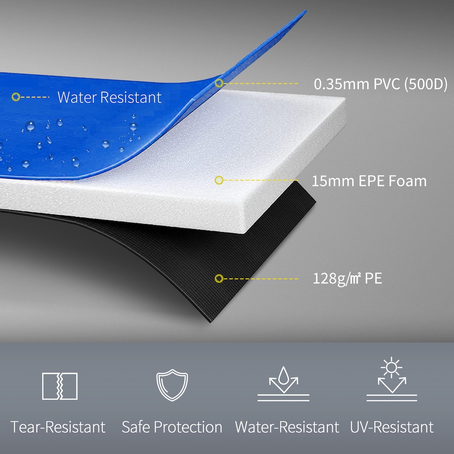 Image 997731_ALTMORE11.jpg, Product 997-731 / Price $59.99, HOMCOM Φ10ft Trampoline Pad Spring Safety Replacement Gym Jump Cover EPE Foam from HOMCOM on TSC.ca's Health & Fitness department