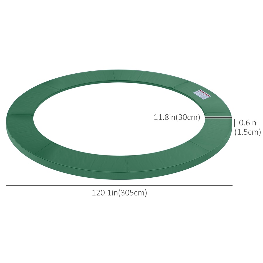 Image 997731_ALTMORE2.jpg, Product 997-731 / Price $59.99, HOMCOM Φ10ft Trampoline Pad Spring Safety Replacement Gym Jump Cover EPE Foam from HOMCOM on TSC.ca's Health & Fitness department