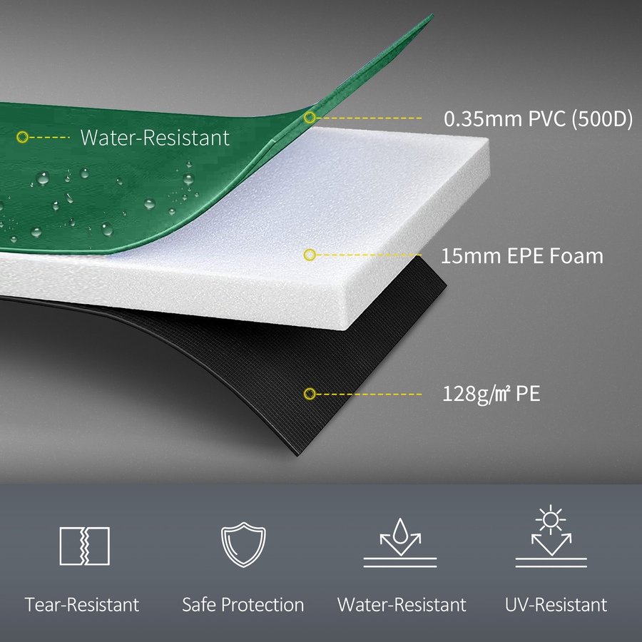 Image 997731_ALTMORE3.jpg, Product 997-731 / Price $59.99, HOMCOM Φ10ft Trampoline Pad Spring Safety Replacement Gym Jump Cover EPE Foam from HOMCOM on TSC.ca's Health & Fitness department